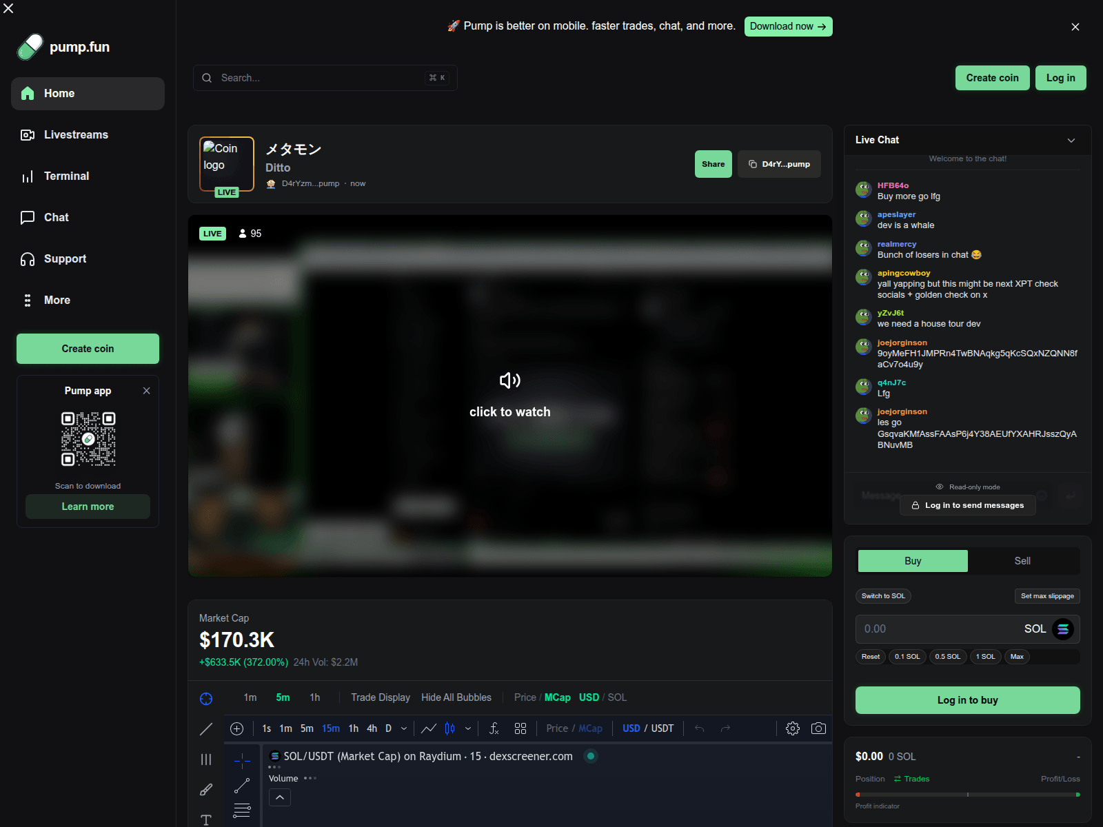 Screenshot of devlive.fun