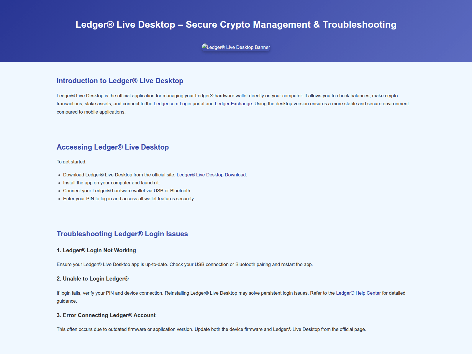 Screenshot of desktop-liv-ledgrio.pages.dev