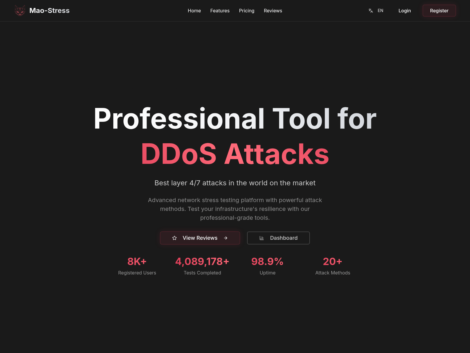 Screenshot of leakbreach.com