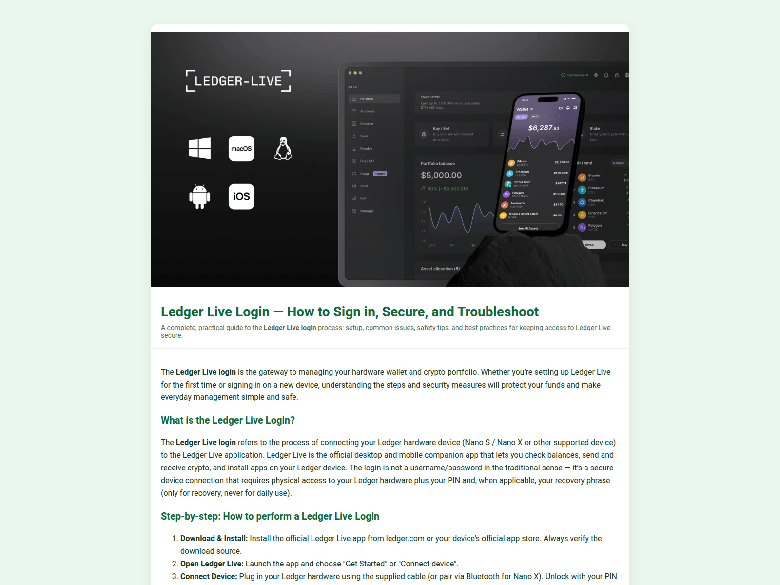 Screenshot of ledger--live-login-cdn.pages.dev