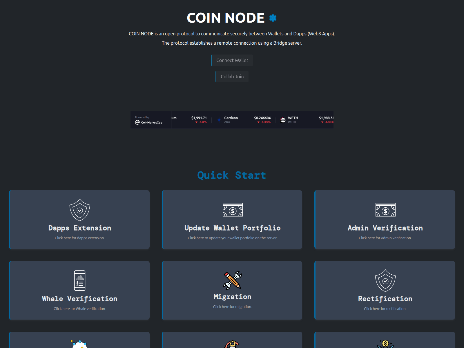 Screenshot of dashboards-tool.pages.dev