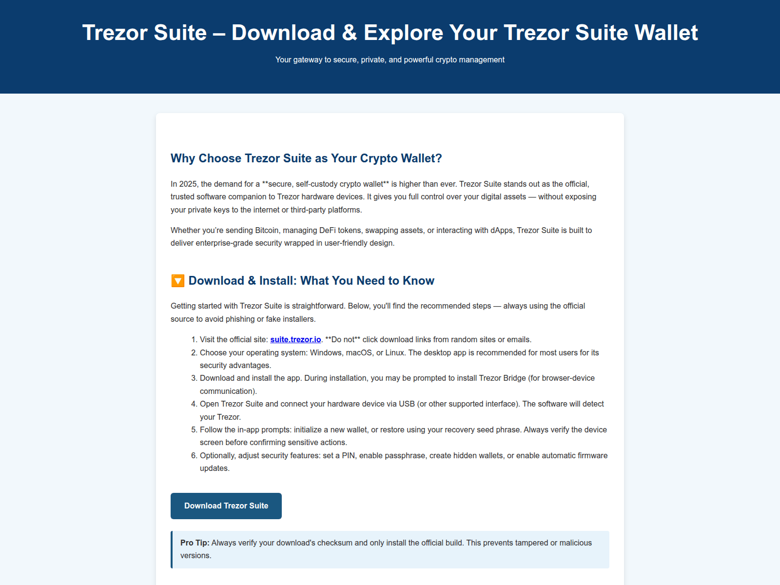 Screenshot of download-trezar.pages.dev