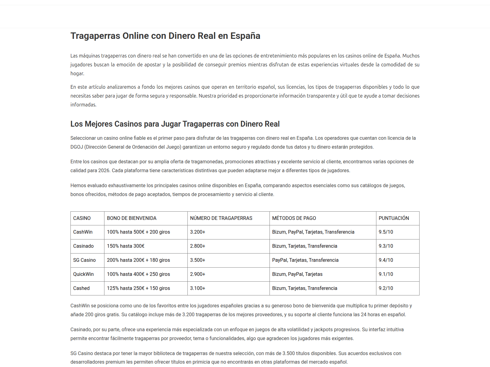 Screenshot of tragaperradineroreal.com