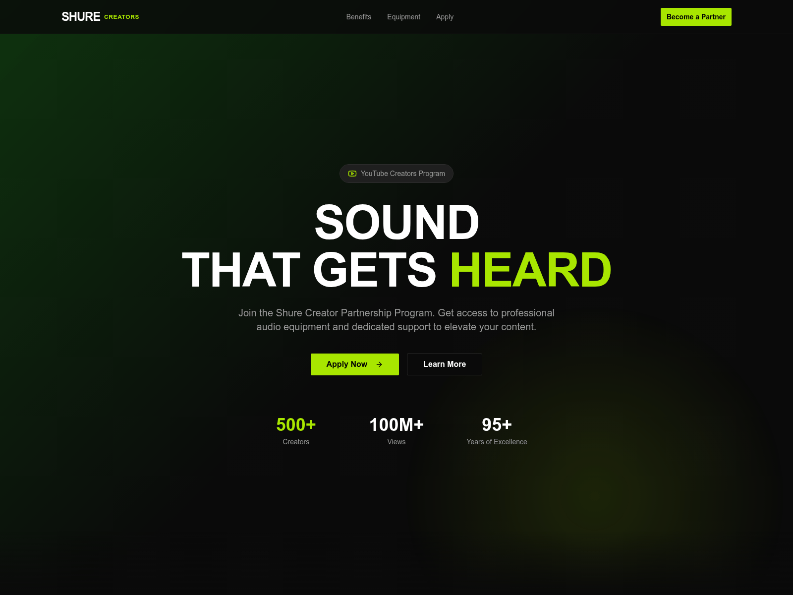 Screenshot of shure-partners.com