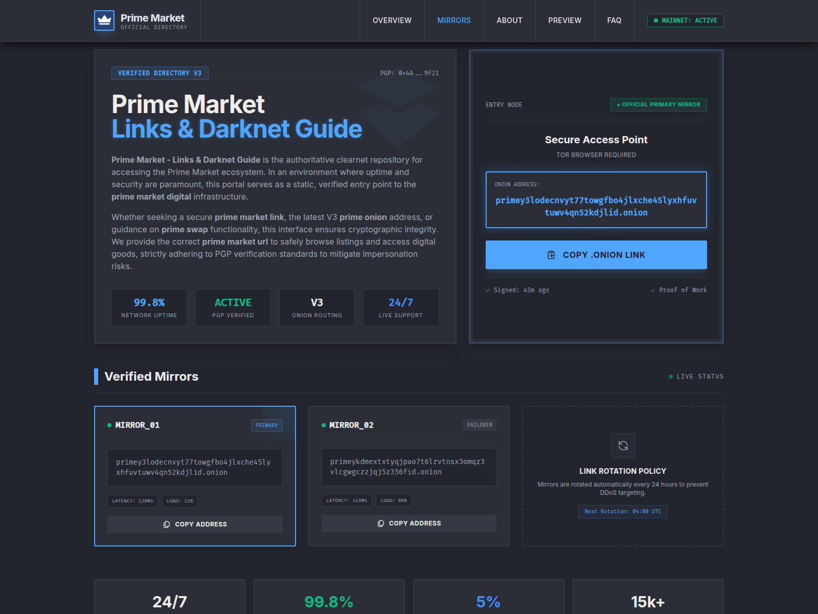 Screenshot of primemarket.digital