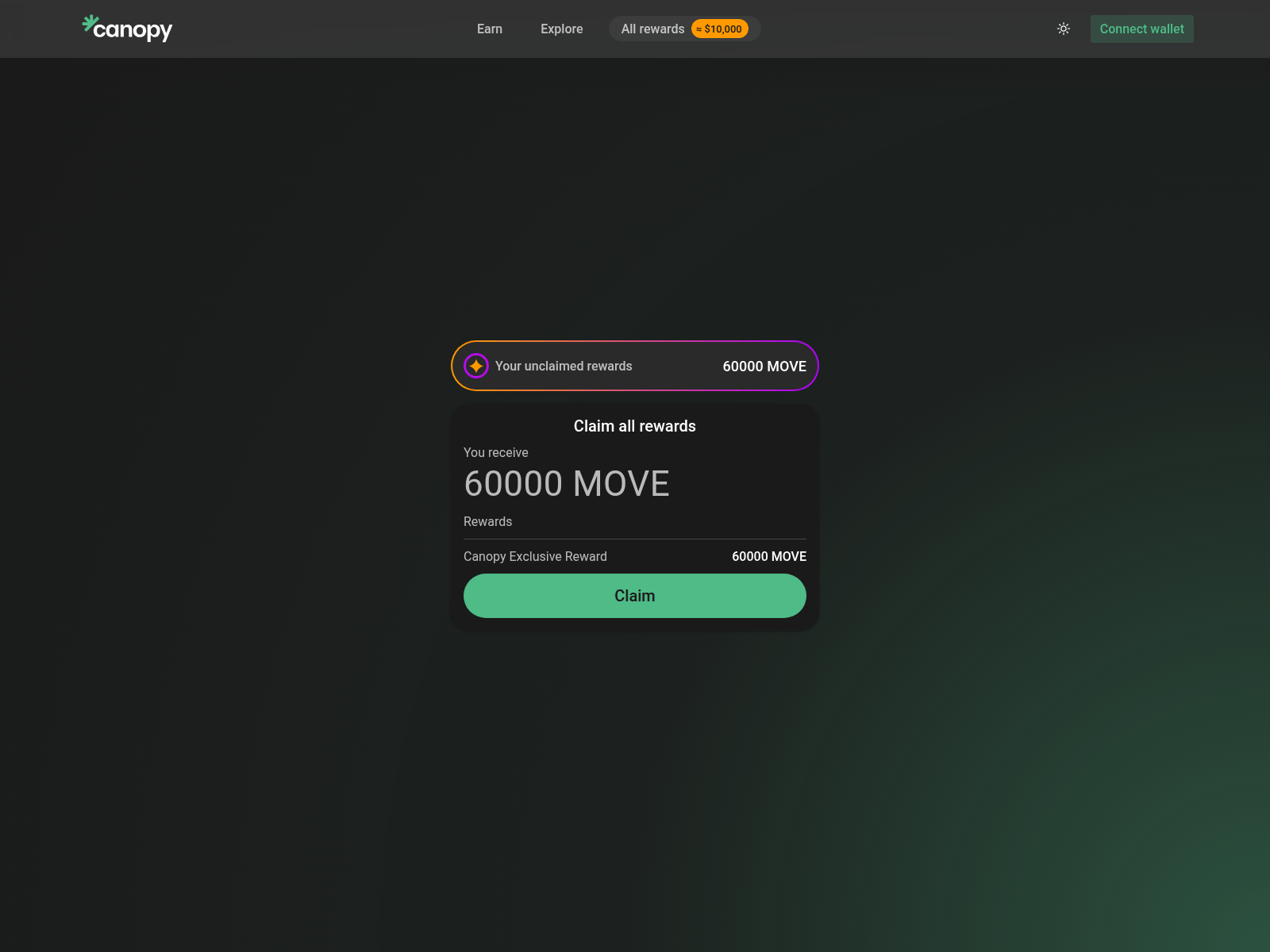 Screenshot of move-reward.icu