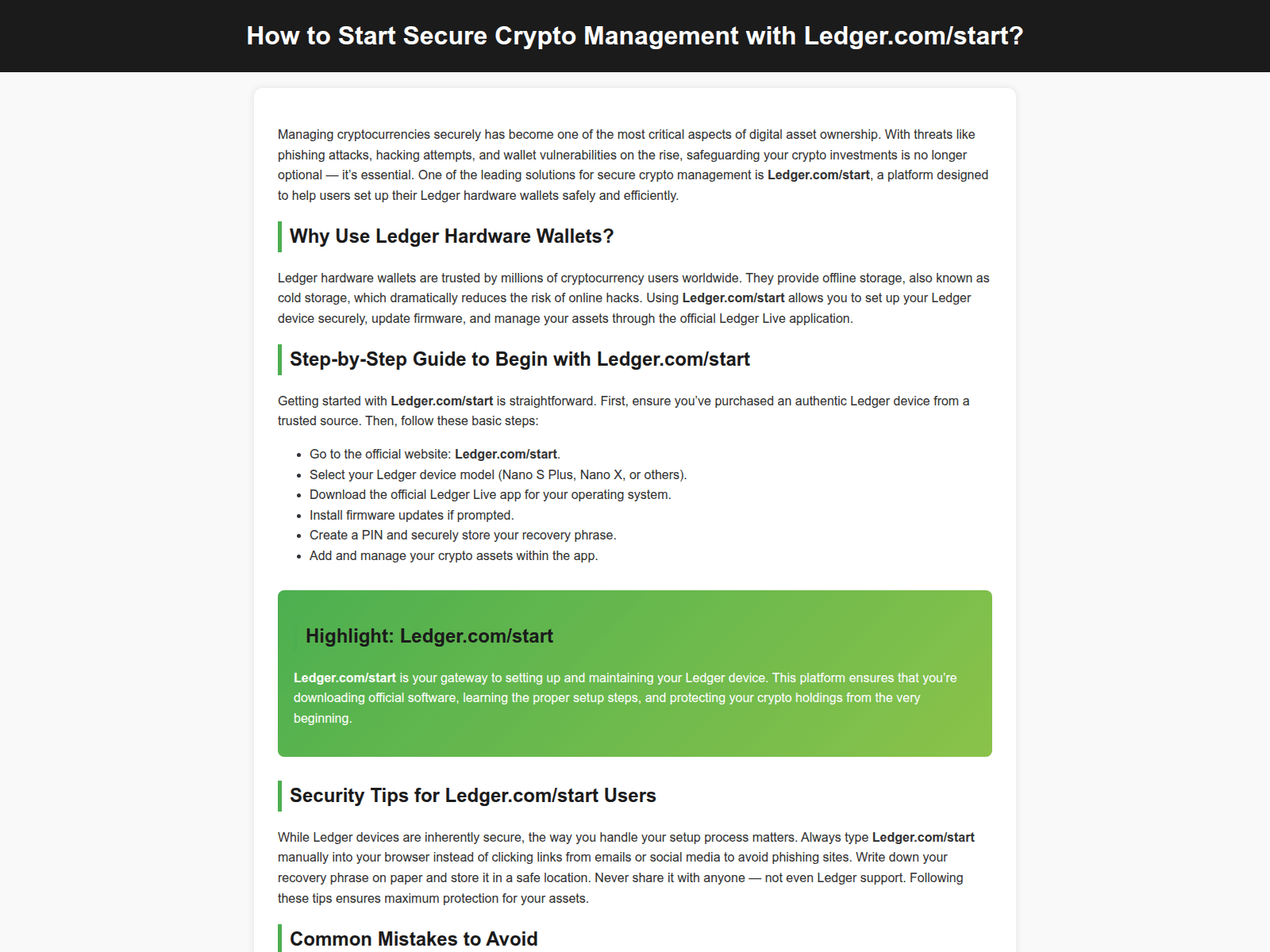 Screenshot of ladgr-comm-start.pages.dev