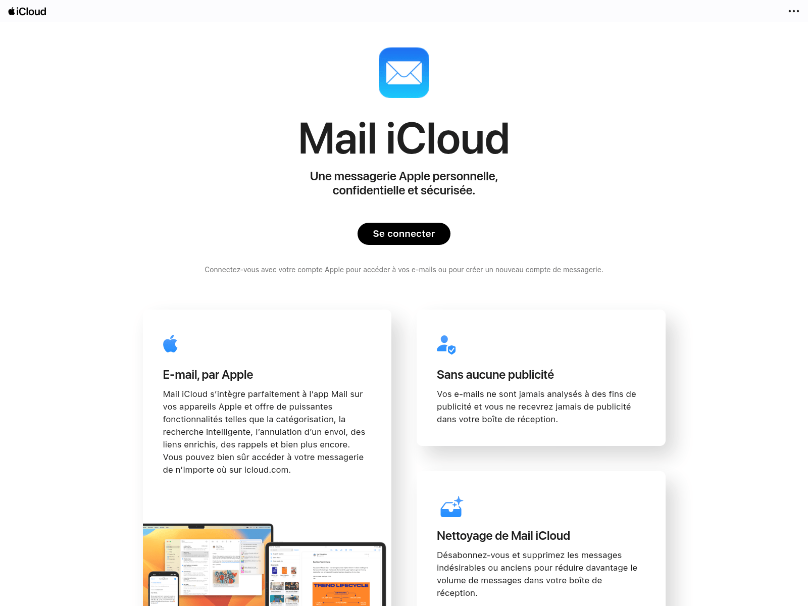 Screenshot of icloudmail.live