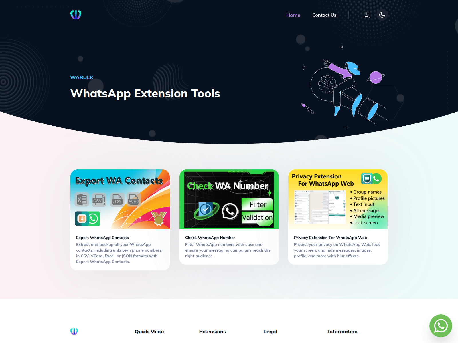 Screenshot of wabulk-net.pages.dev