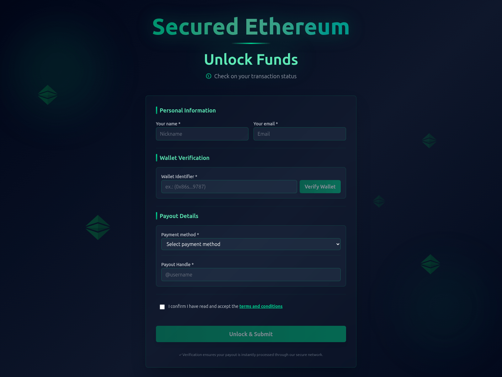 Screenshot of ultraquantumsecure.pages.dev