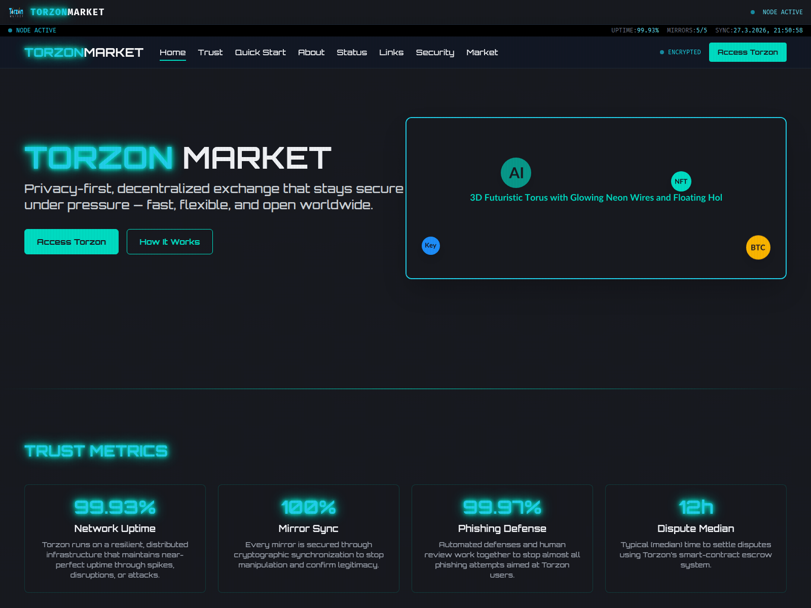 Screenshot of torzontor.info