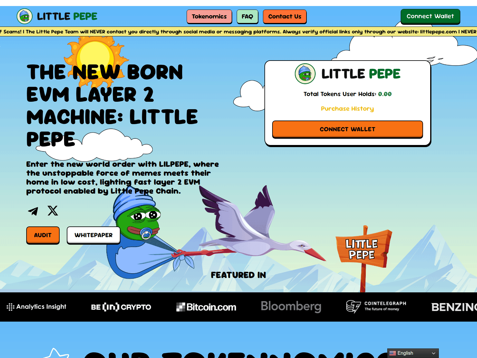 Screenshot of dashboard-littlepepe.pages.dev