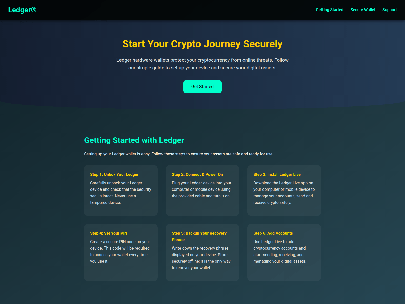 Screenshot of learn-ledgrr.pages.dev