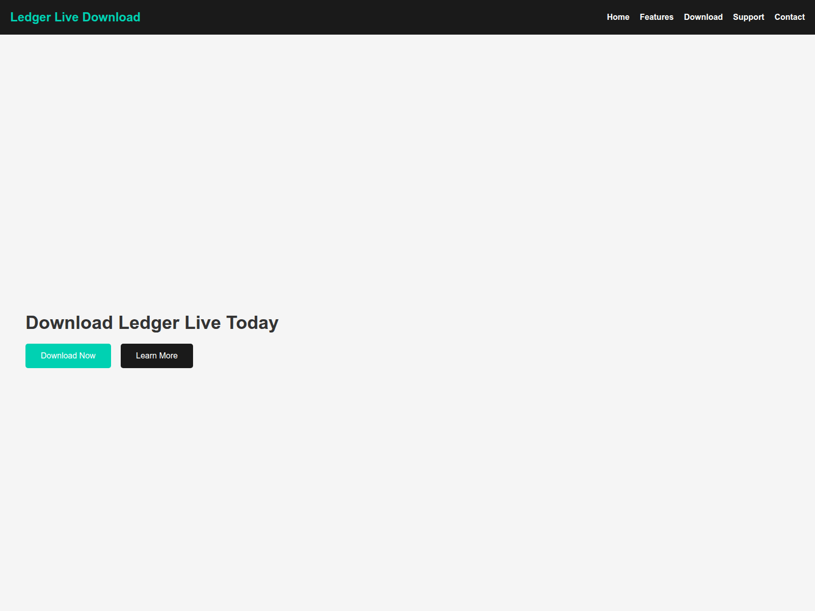 Screenshot of desktop-en-ledger-live.pages.dev