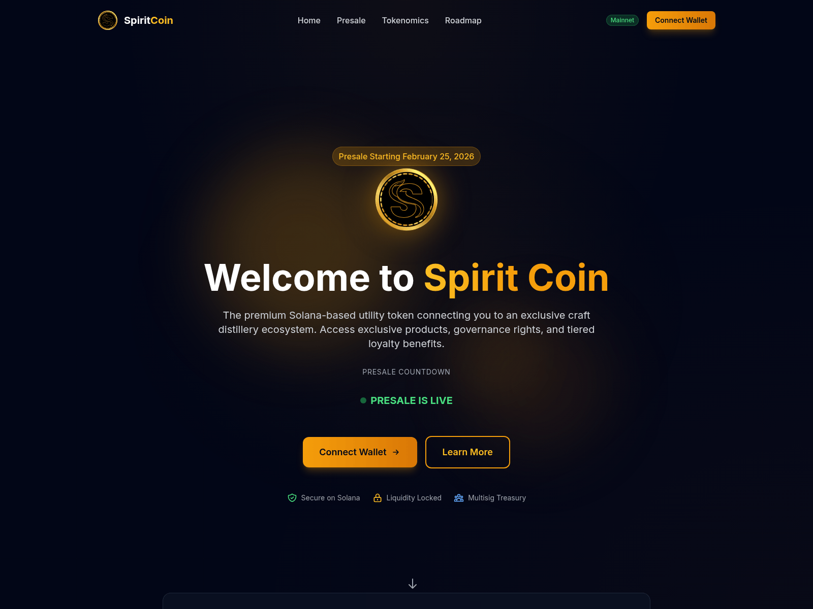 Screenshot of spritcoin.cloud