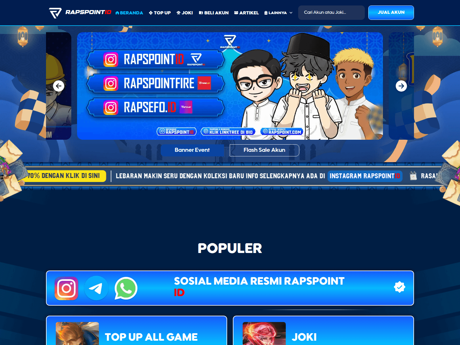 Screenshot of rapspoint.com