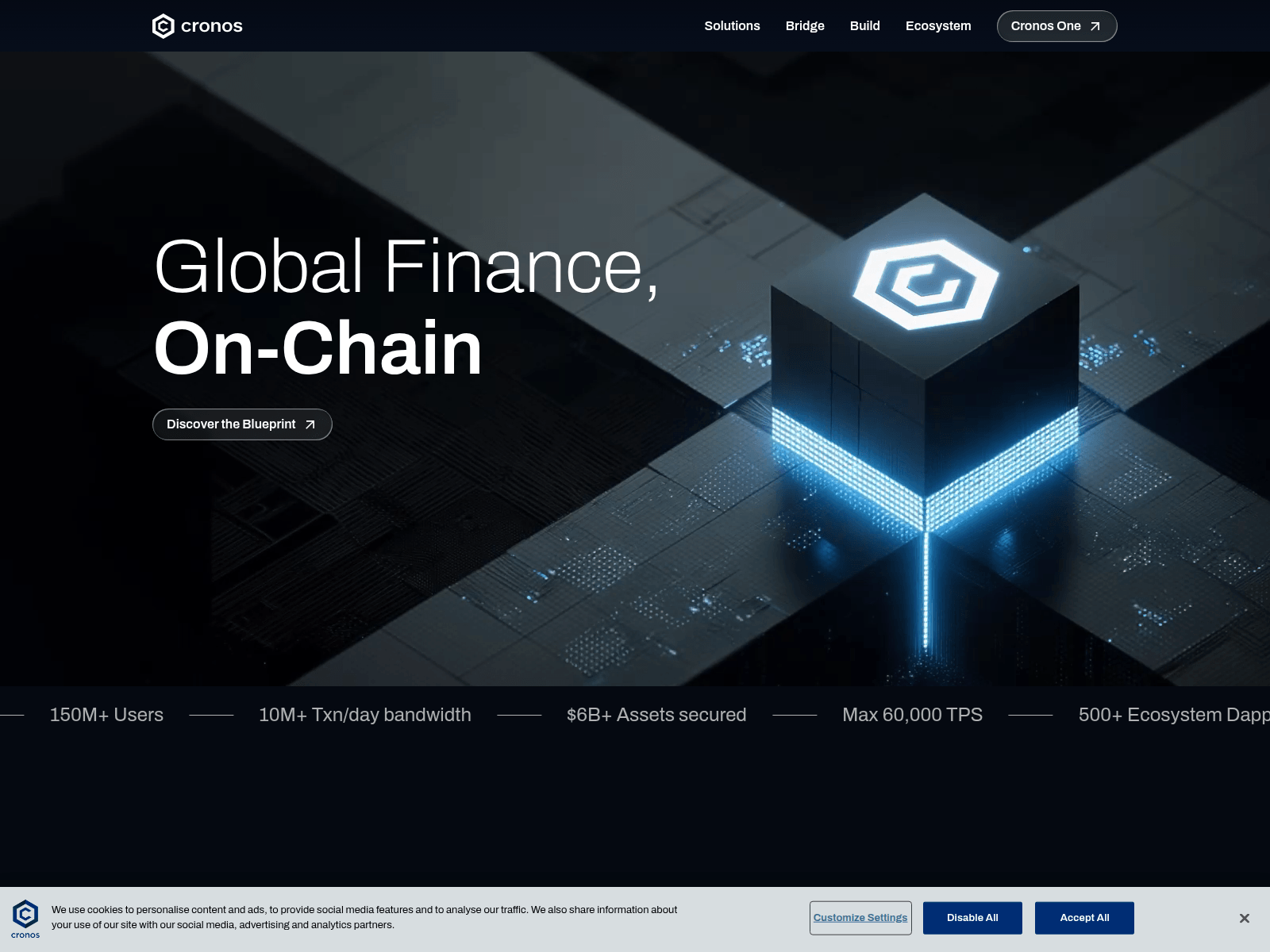 Forensic screenshot of getcronos.net