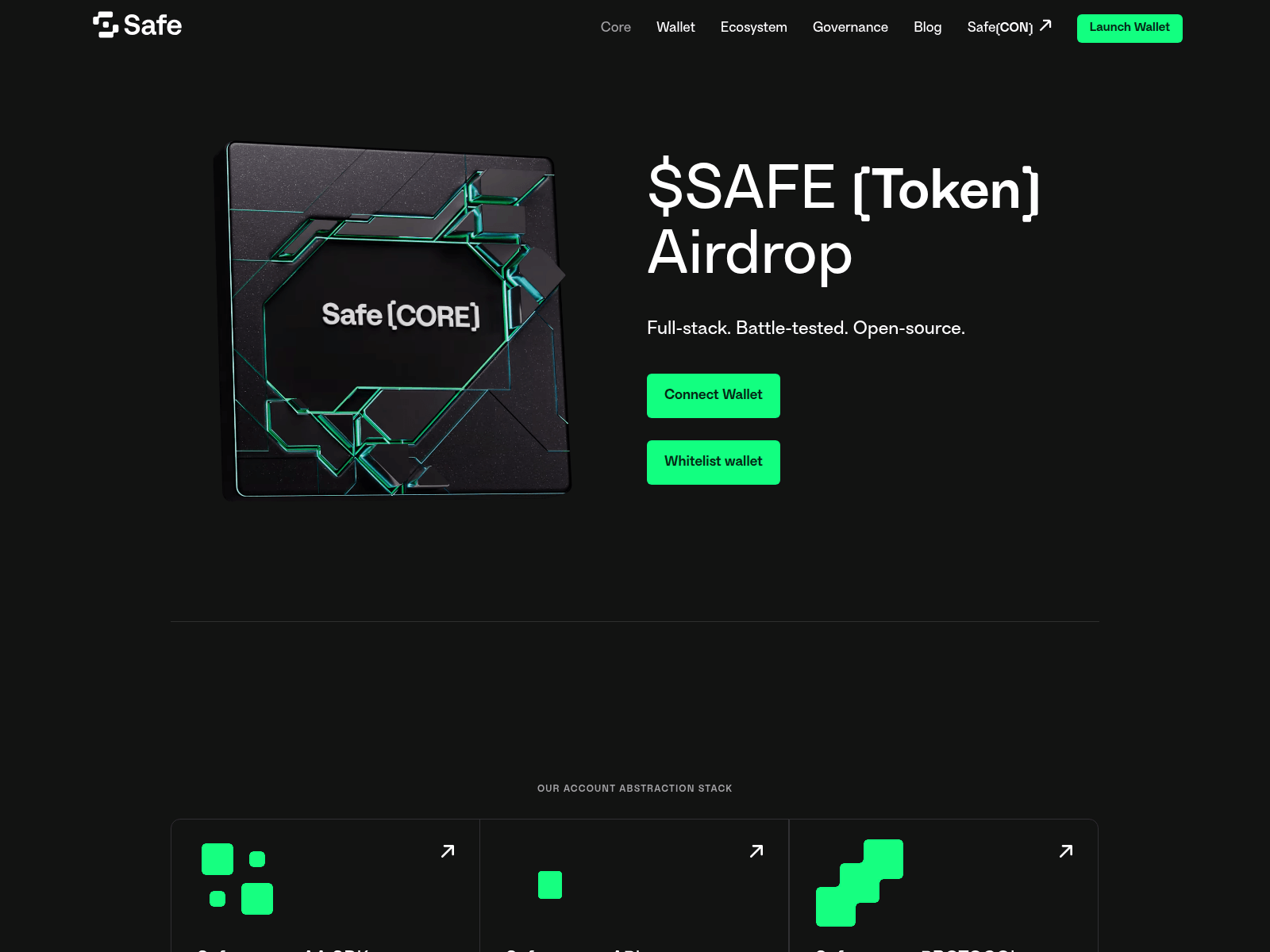 Screenshot of whitelist-safeglobal.pages.dev