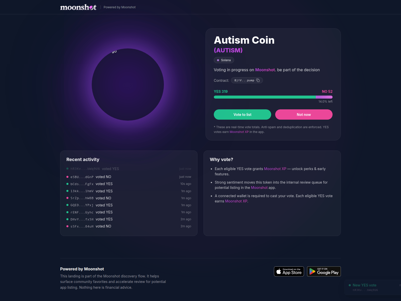 Screenshot of moonshot-listings.fun