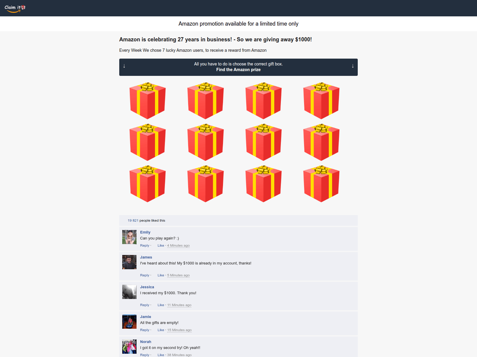 Screenshot of official-promo.pages.dev