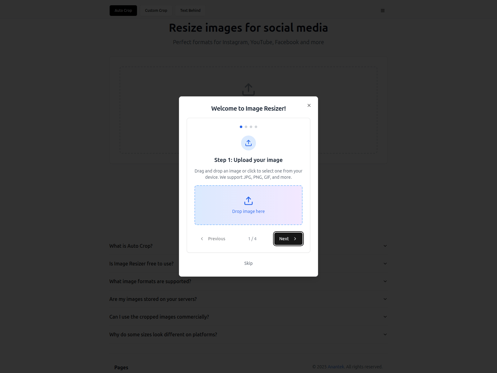 Screenshot of toolbox-c6r.pages.dev