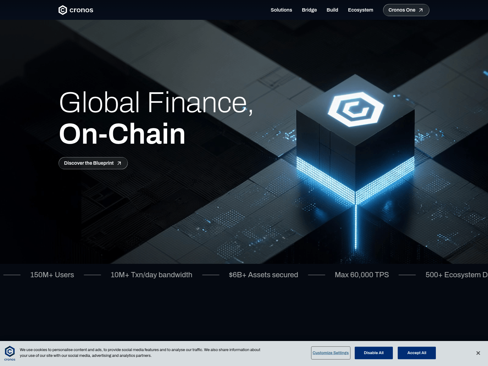 Screenshot of cronosnetwork.org