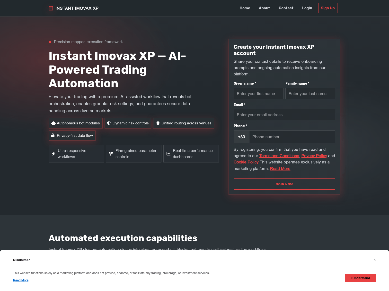 Screenshot of instantimovaxxp.pro