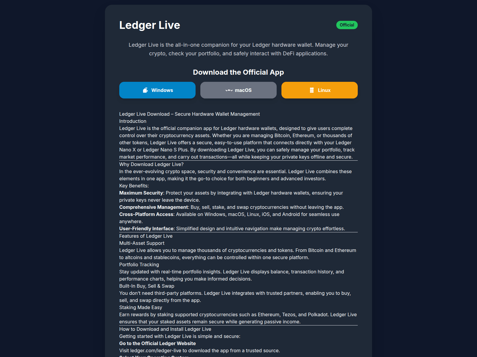 Screenshot of desktop-download-live.pages.dev