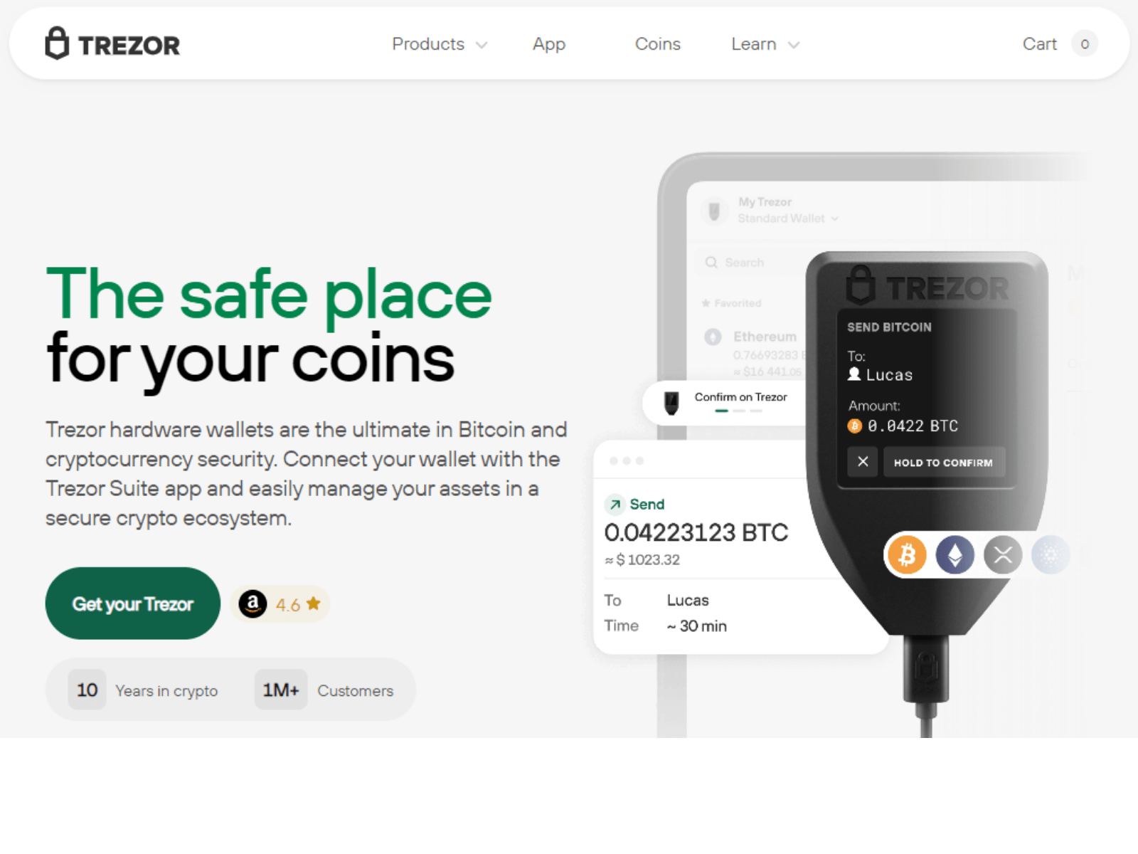 Screenshot of trezorrewaelete.webflow.io