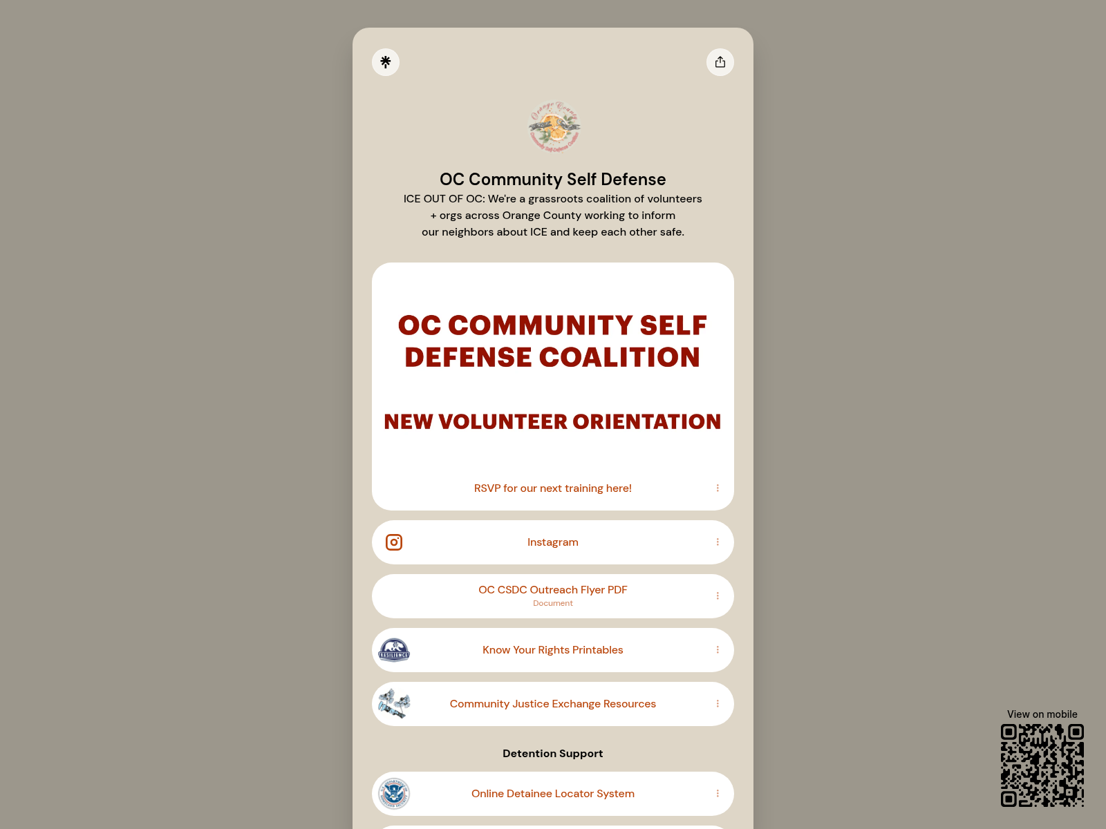 Screenshot of occsdc.org