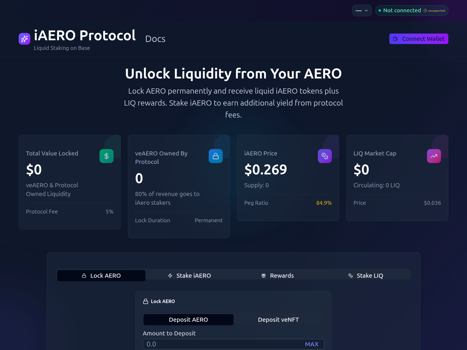 Screenshot of iaero-app.pages.dev