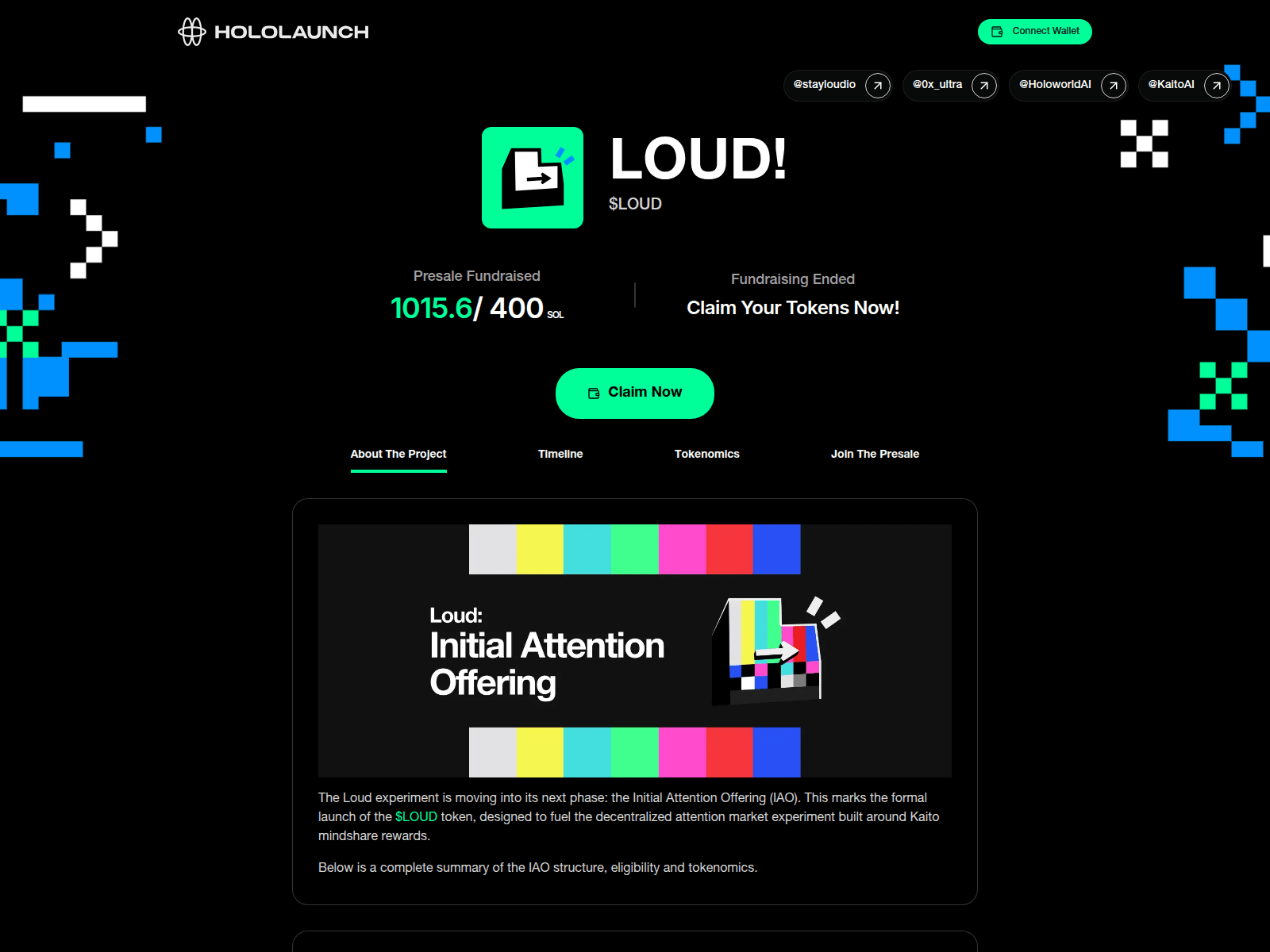 Screenshot of loudcla.pages.dev