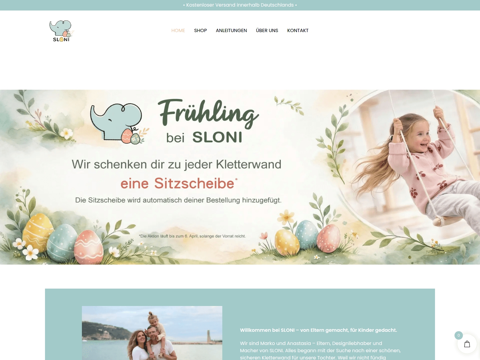 Screenshot of sloni.de