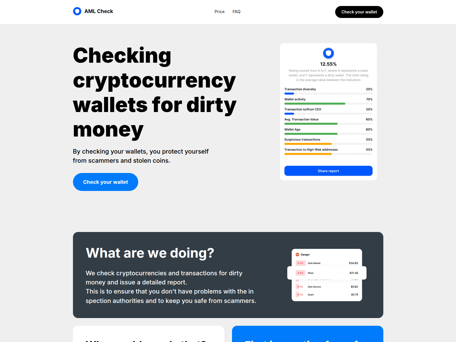 Forensic screenshot of aml-checking.website