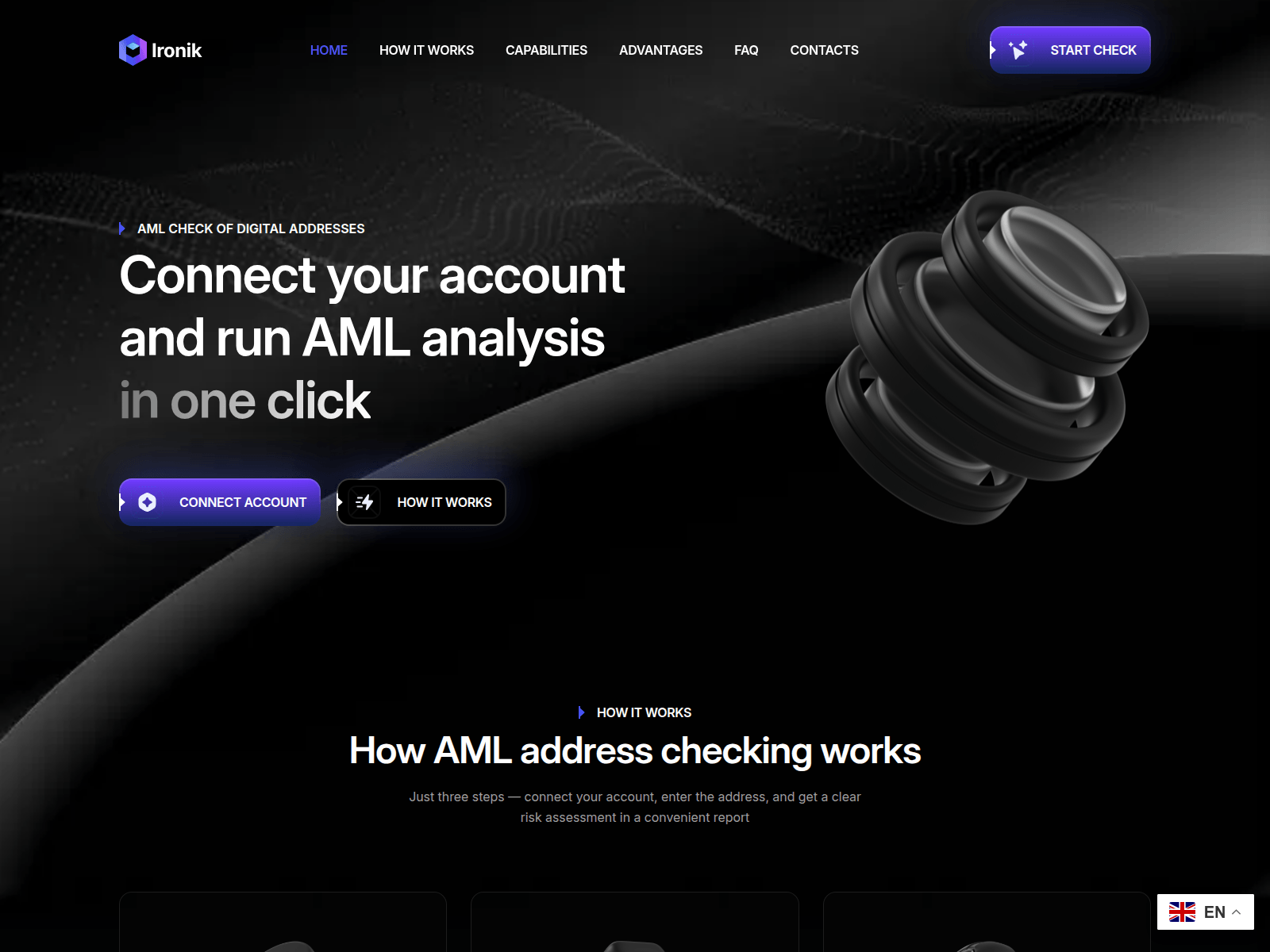 Screenshot of aml-check-pro.com