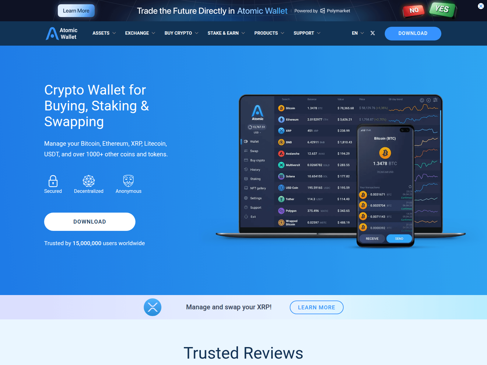 Screenshot of atomic-wallet.global