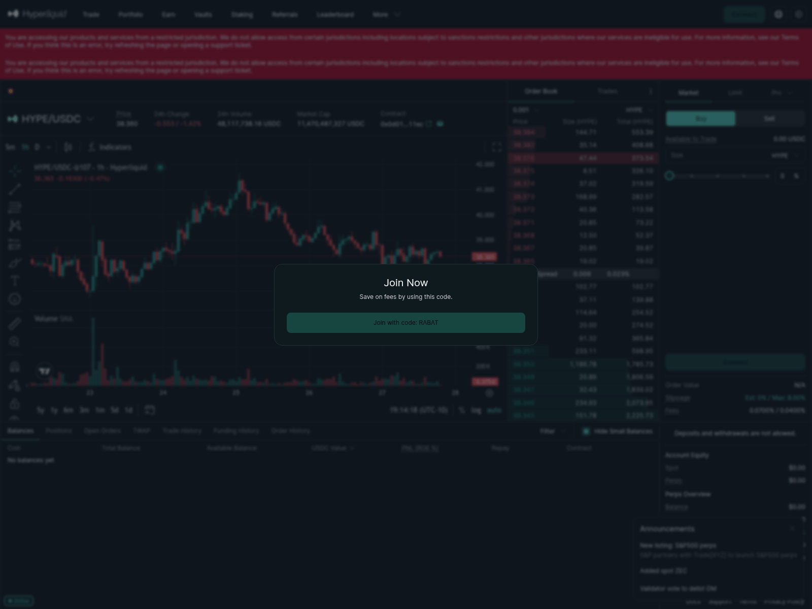 Screenshot of hyperliquid.cm