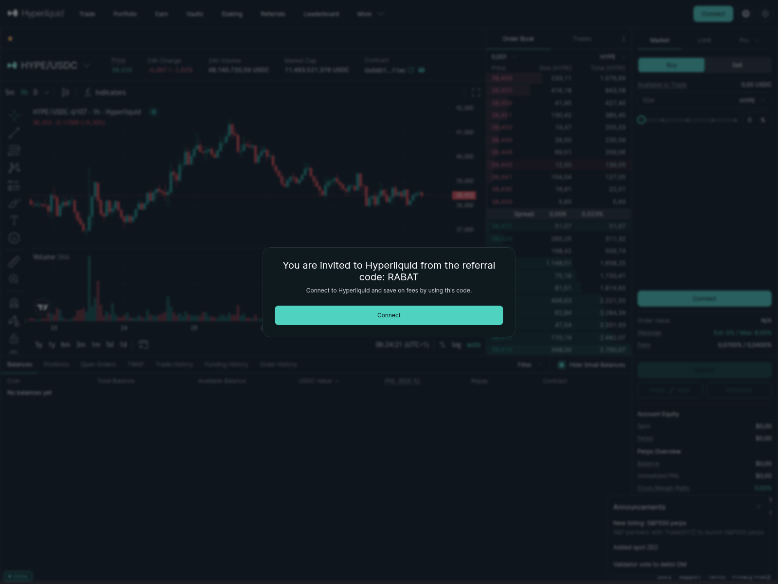 Forensic screenshot of hyperliquidated.io