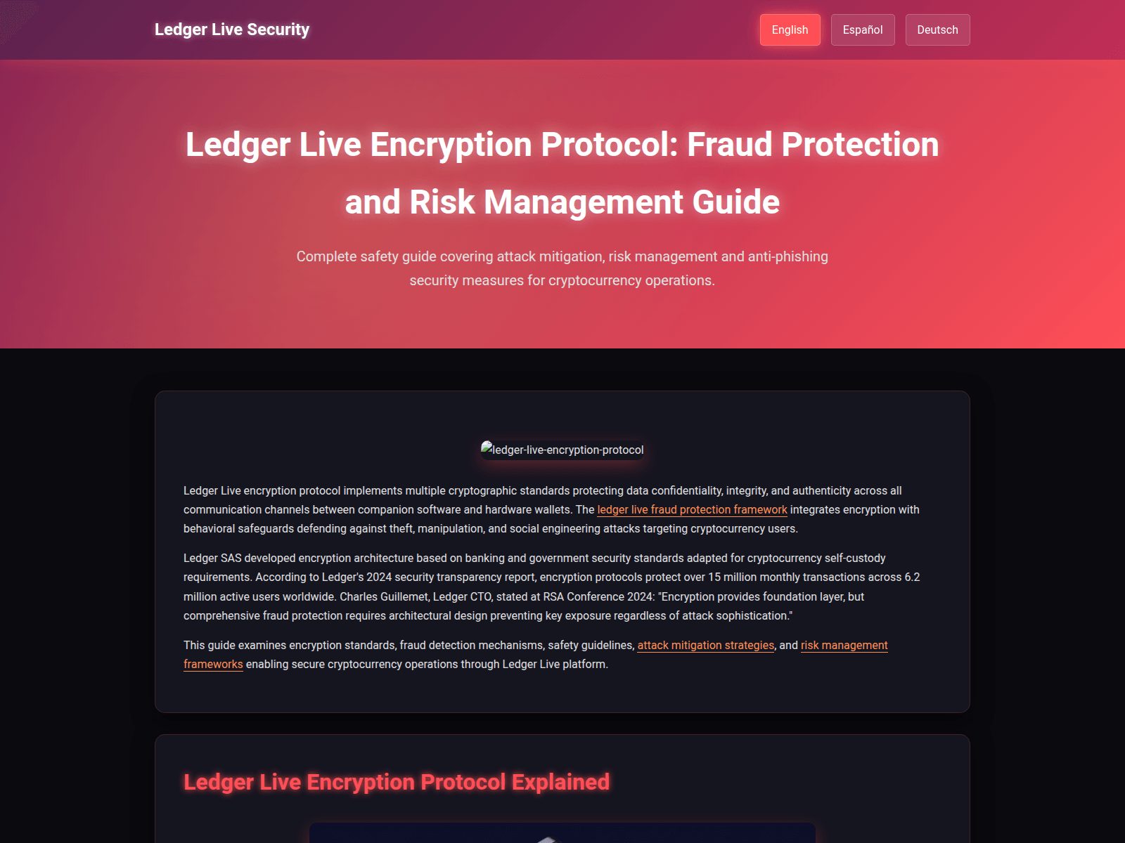 Screenshot of ledger-live-encryption.com