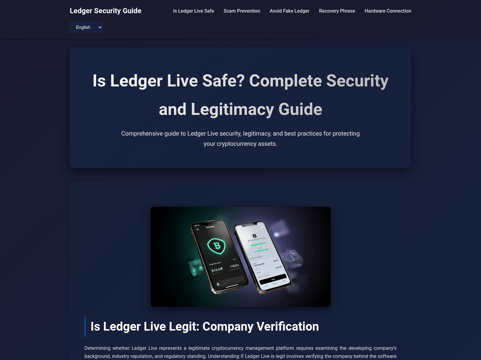 Screenshot of ledger-wallet-nano.com