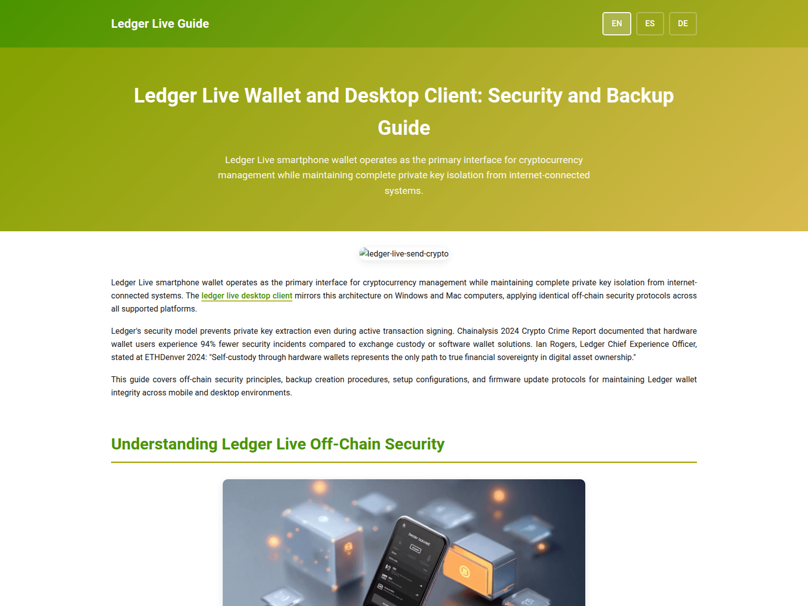 Screenshot of ledger-live-wallet.org