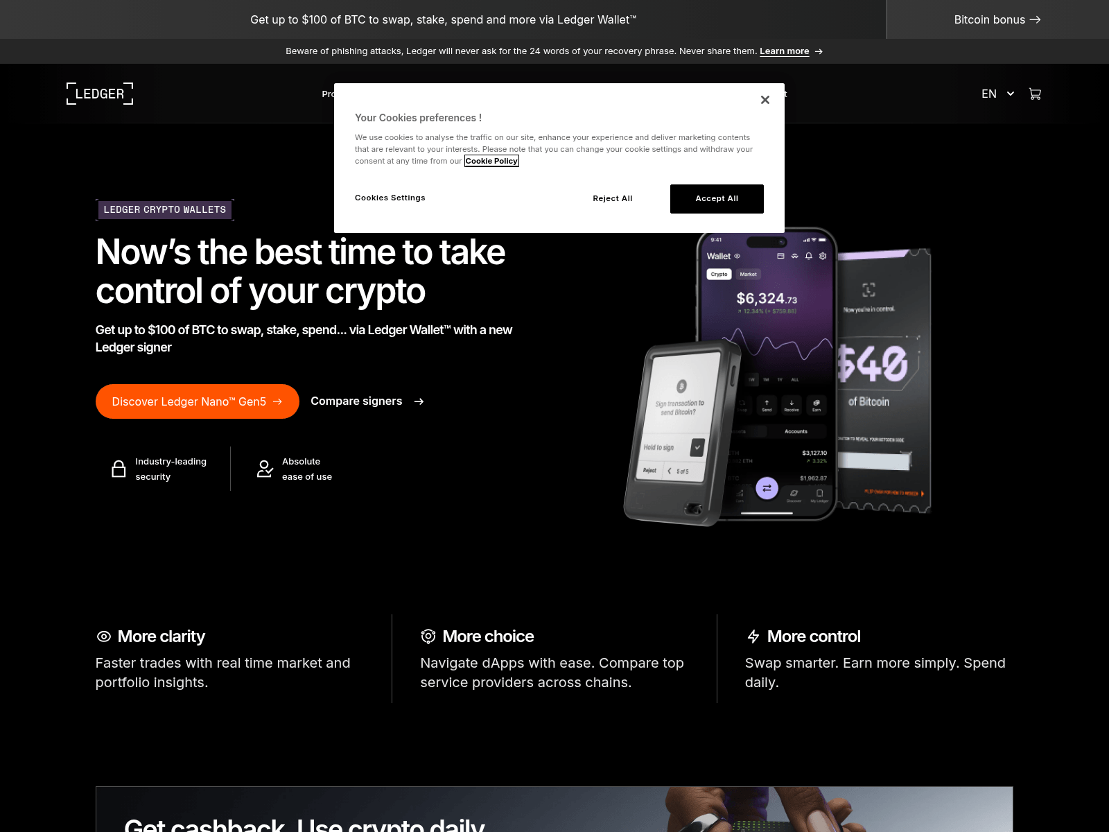 Screenshot of ledger-update-os.com