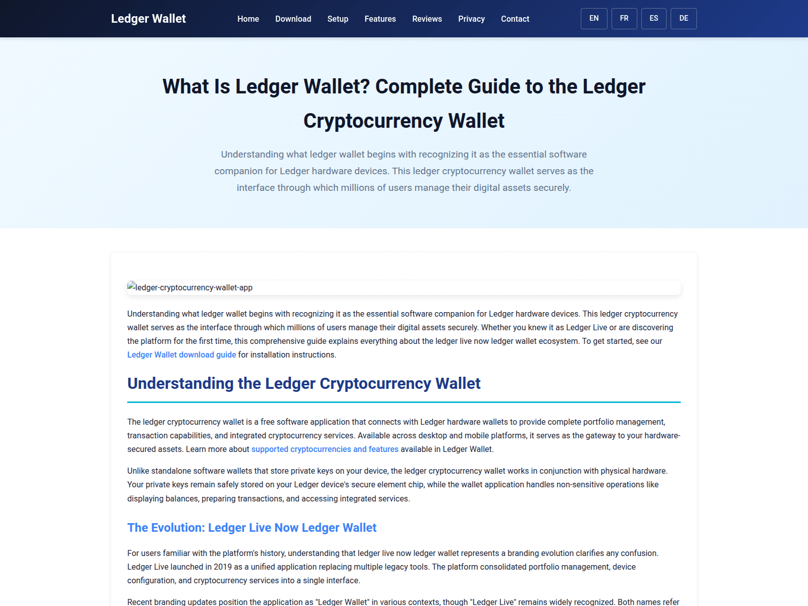 Forensic screenshot of ledger-wallet-overview.net