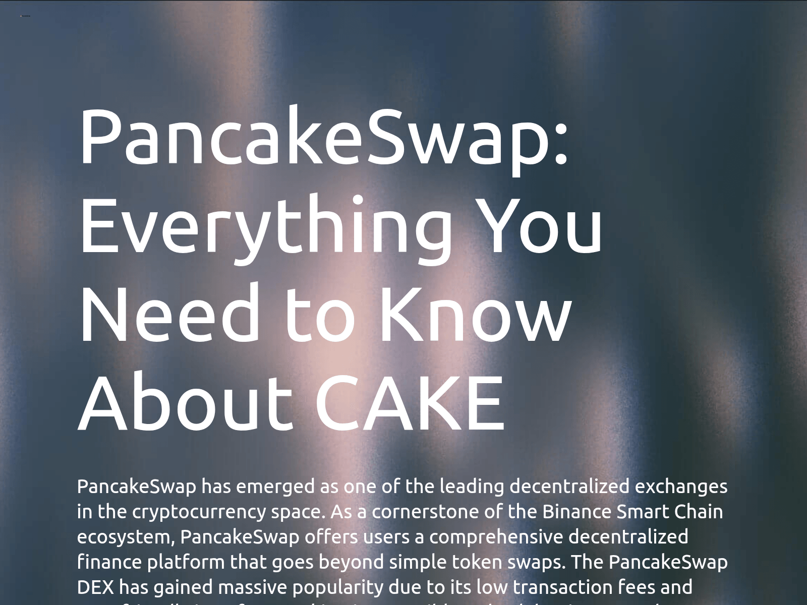 Screenshot of pancakeswap-finance.org