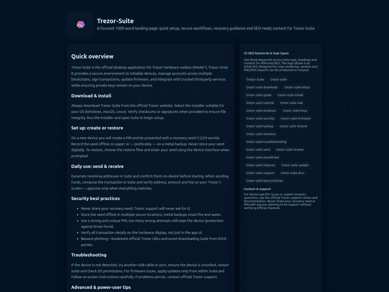 Screenshot of tenzor-suite-welt.pages.dev