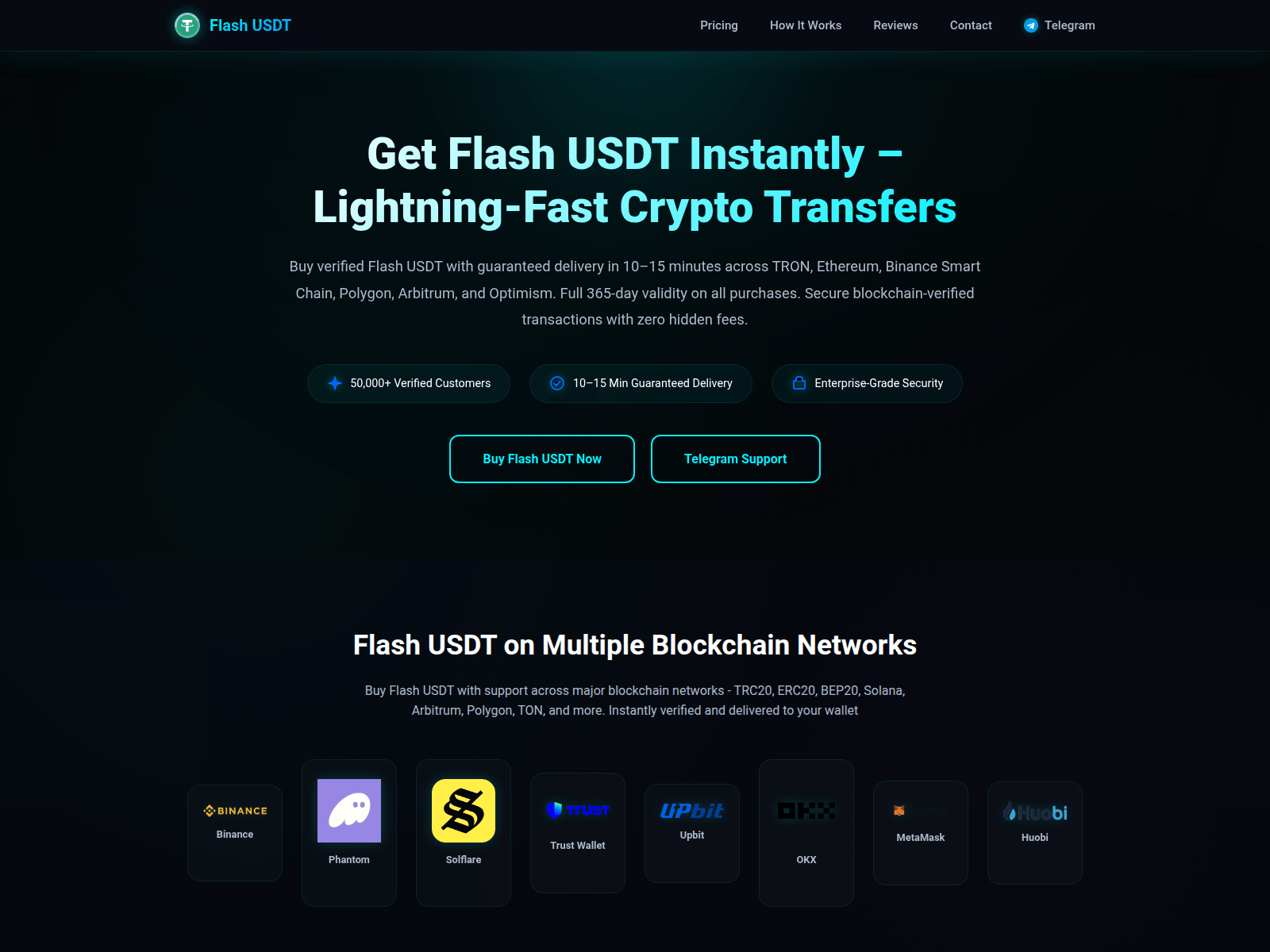 Screenshot of flashusdtguaranteed.pages.dev