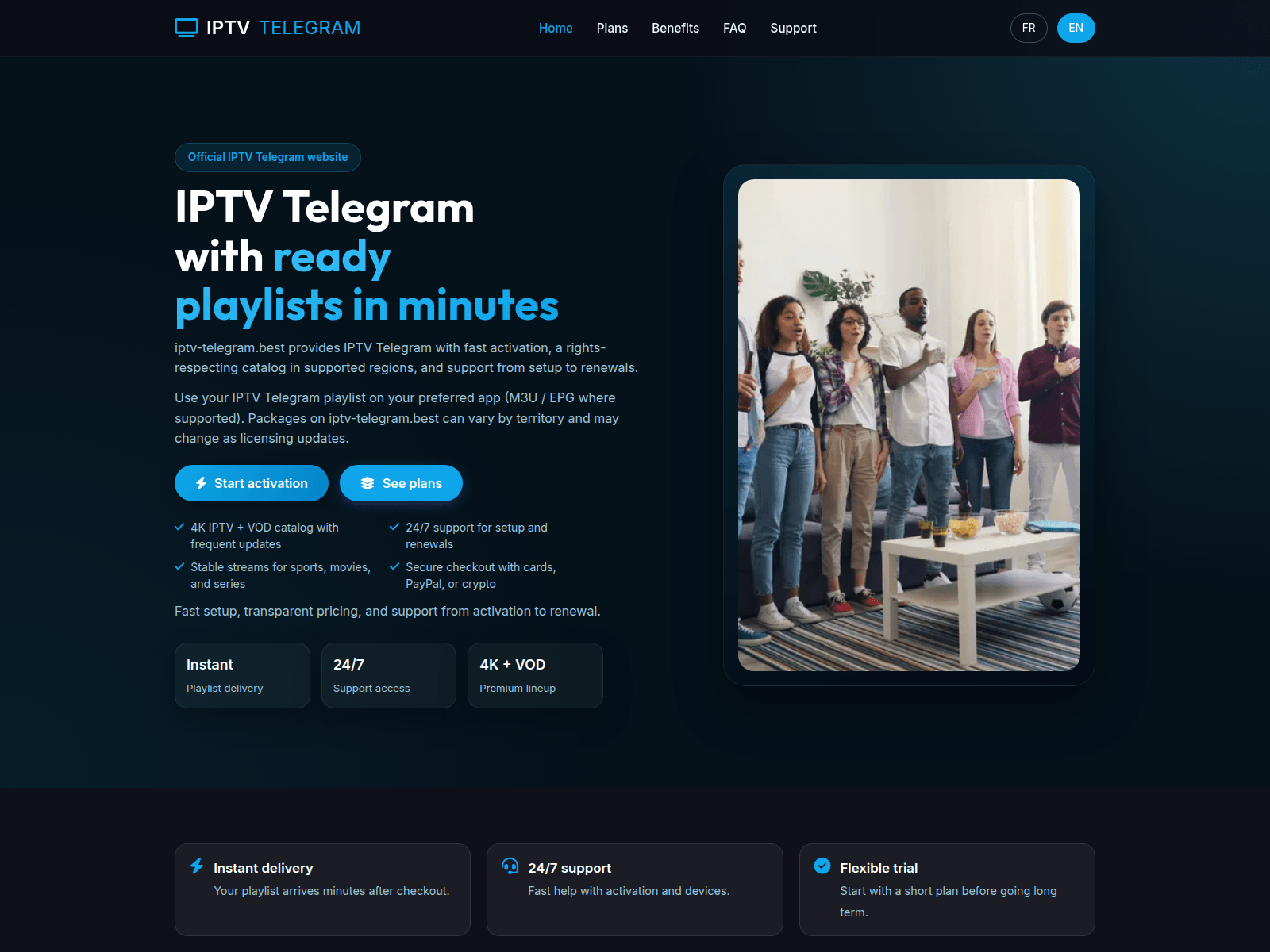 Screenshot of iptv-telegram-best.pages.dev