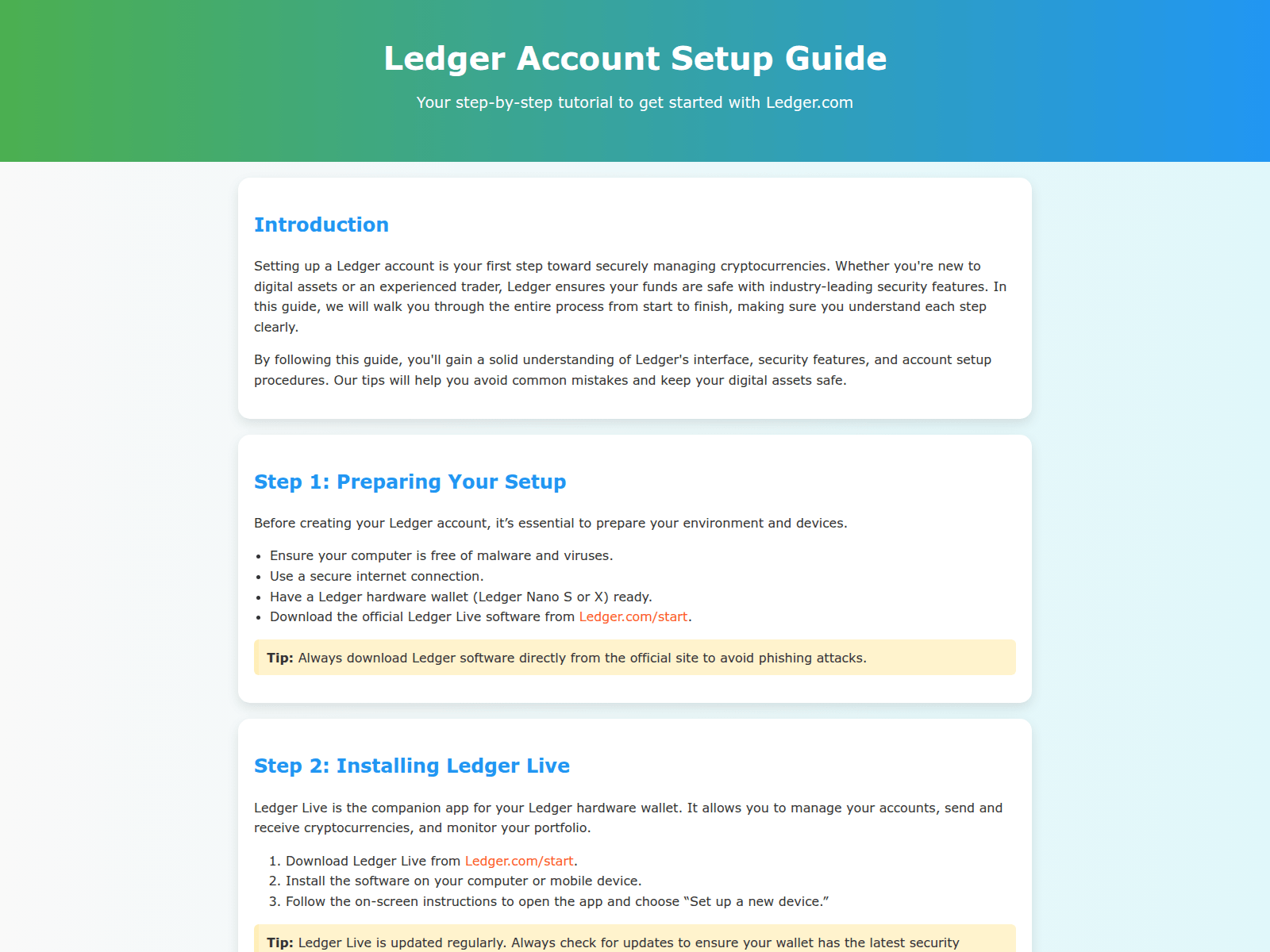 Screenshot of sso-ladger-co-start.pages.dev