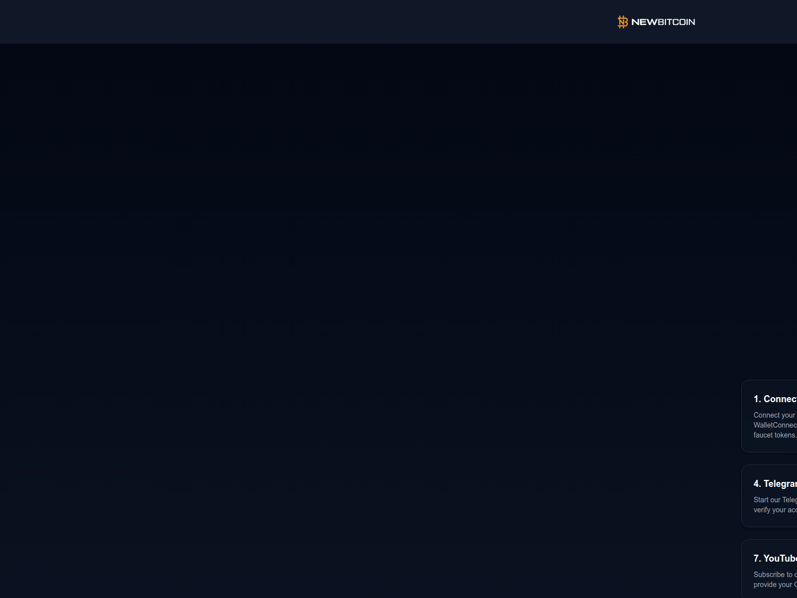 Screenshot of faucet.newbitcoin.pro