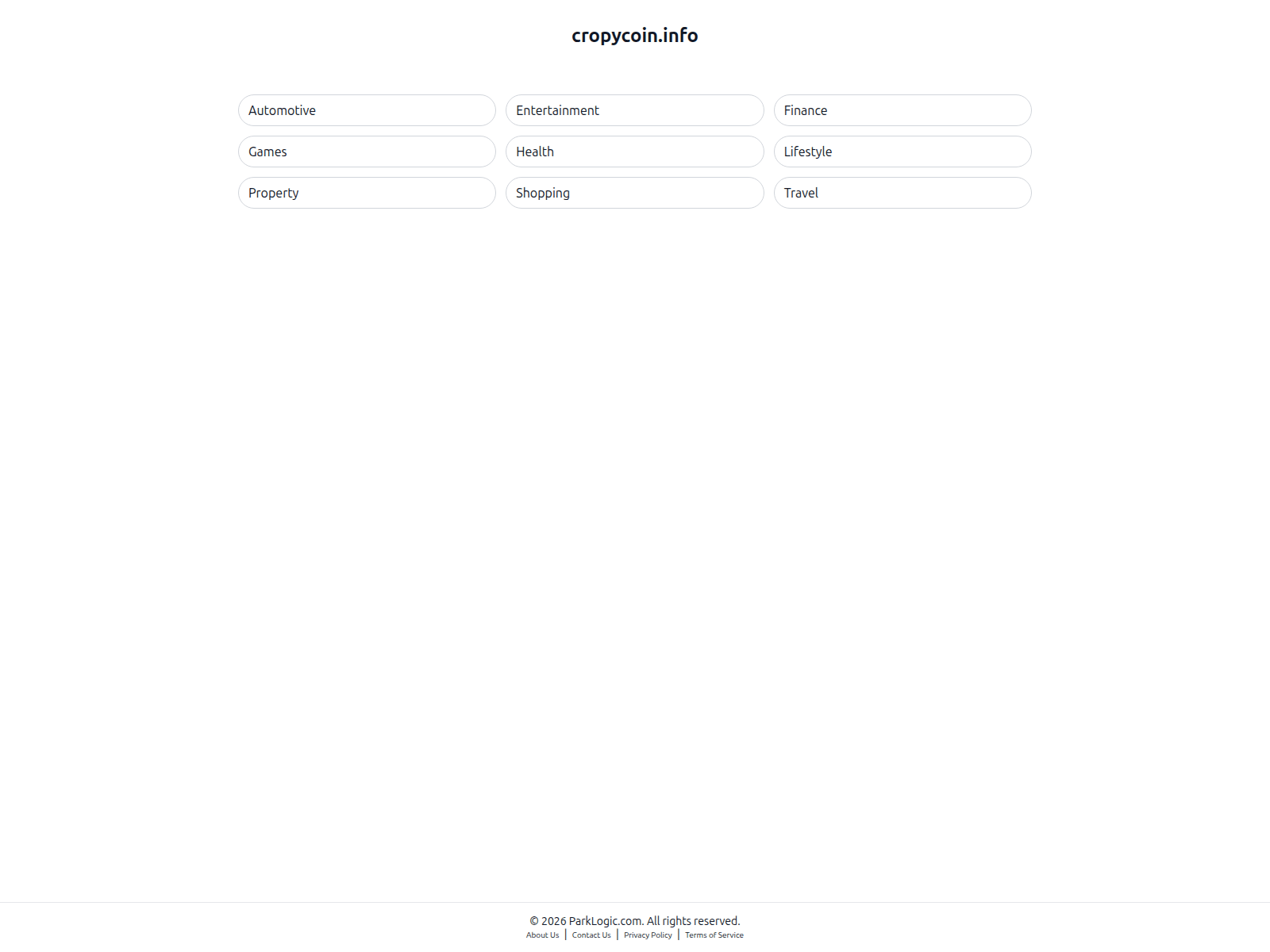 Screenshot of cropycoininfo2.pages.dev